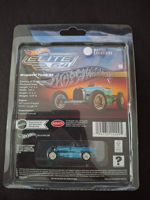 Hot wheels elite 64
