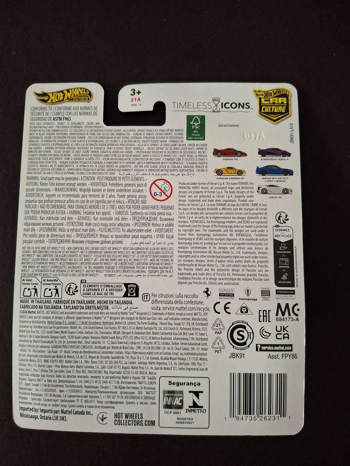 Hot wheels premium timeless icons