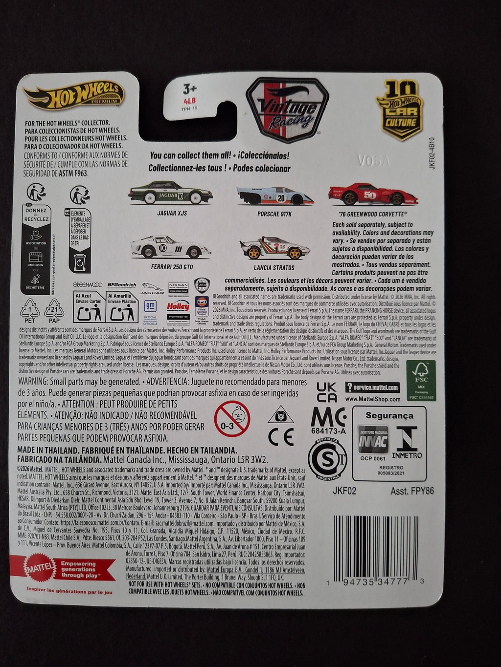 Hot wheels premium vintage racing