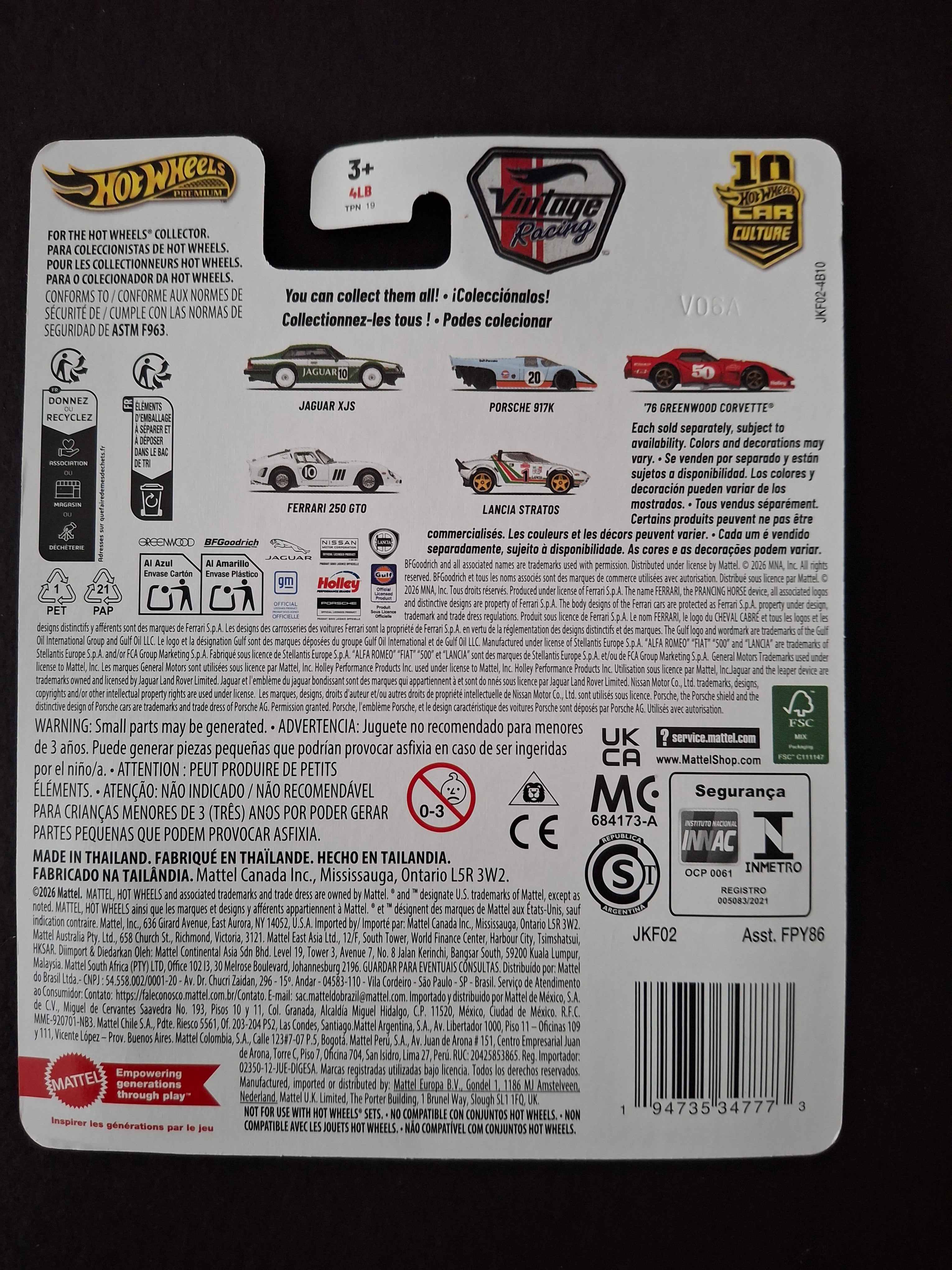 Hot wheels premium vintage racing