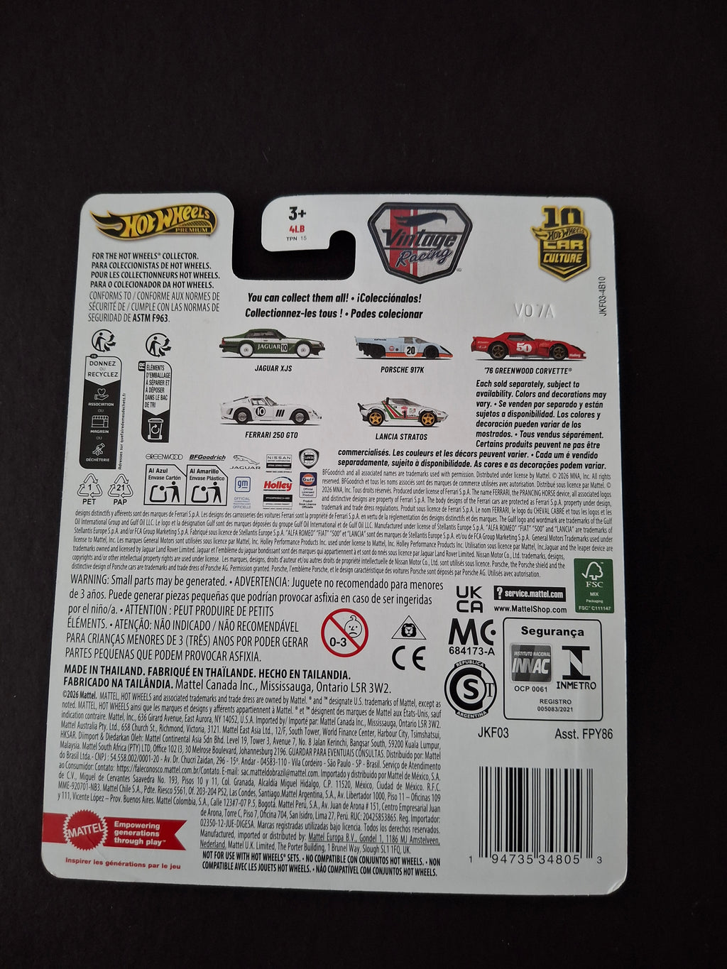 Hot wheels premium vintage racing
