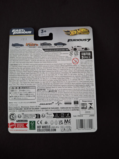 Hot wheels premium fast and furious