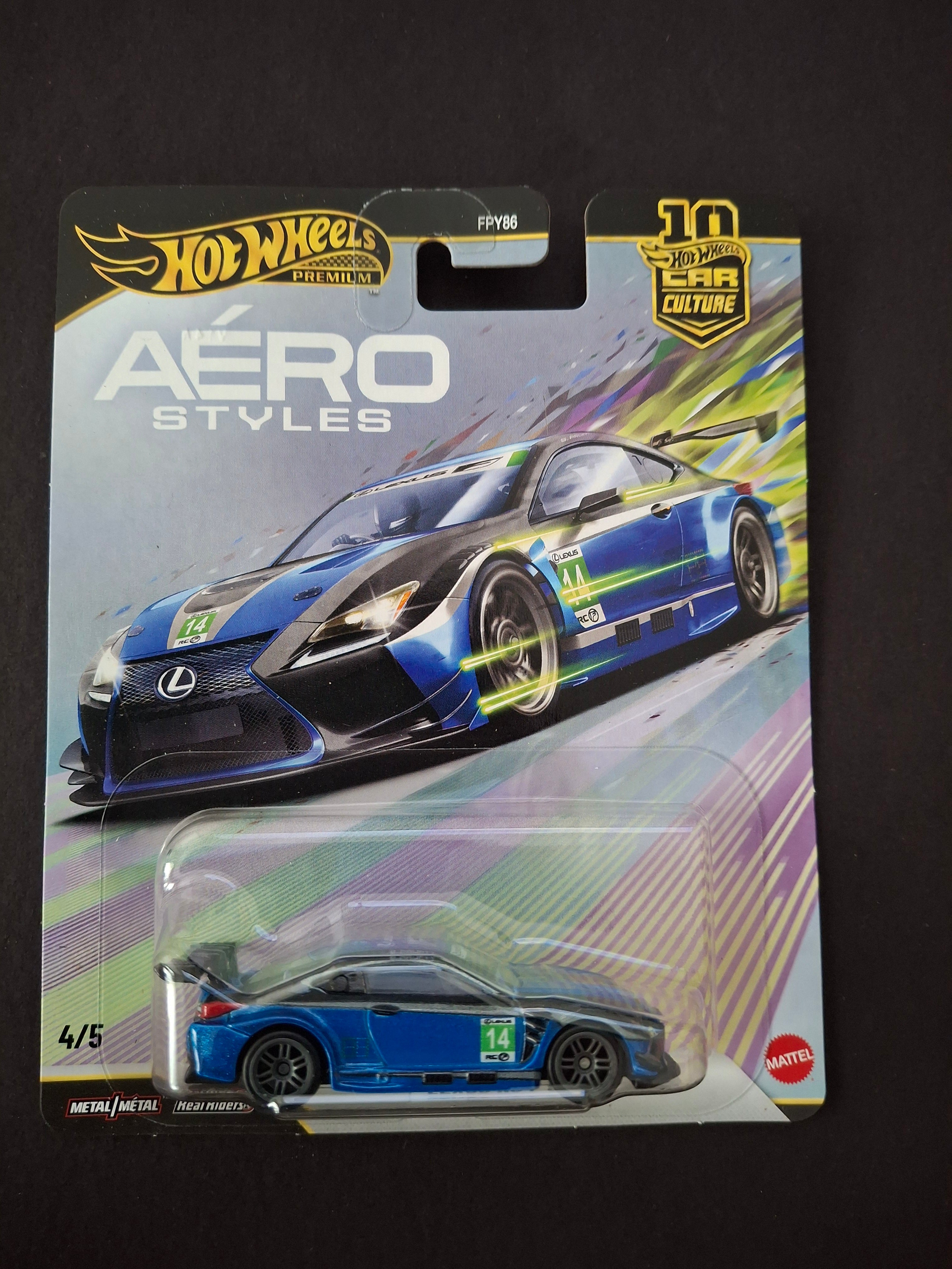 Hot wheels premium aero styles