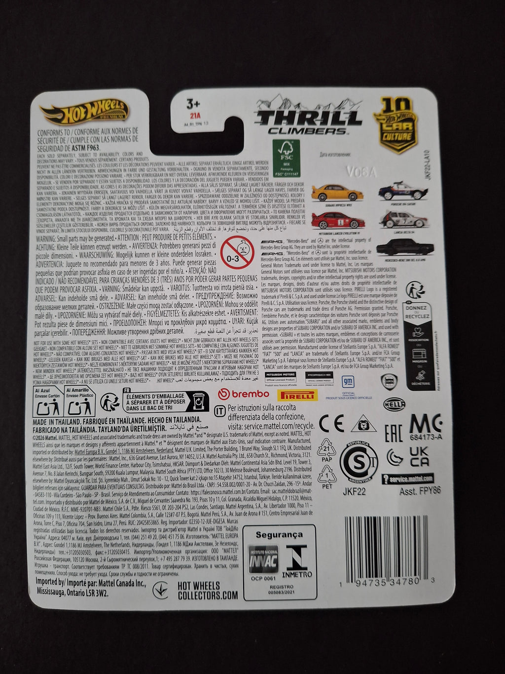Hot wheels premium thrill climbers