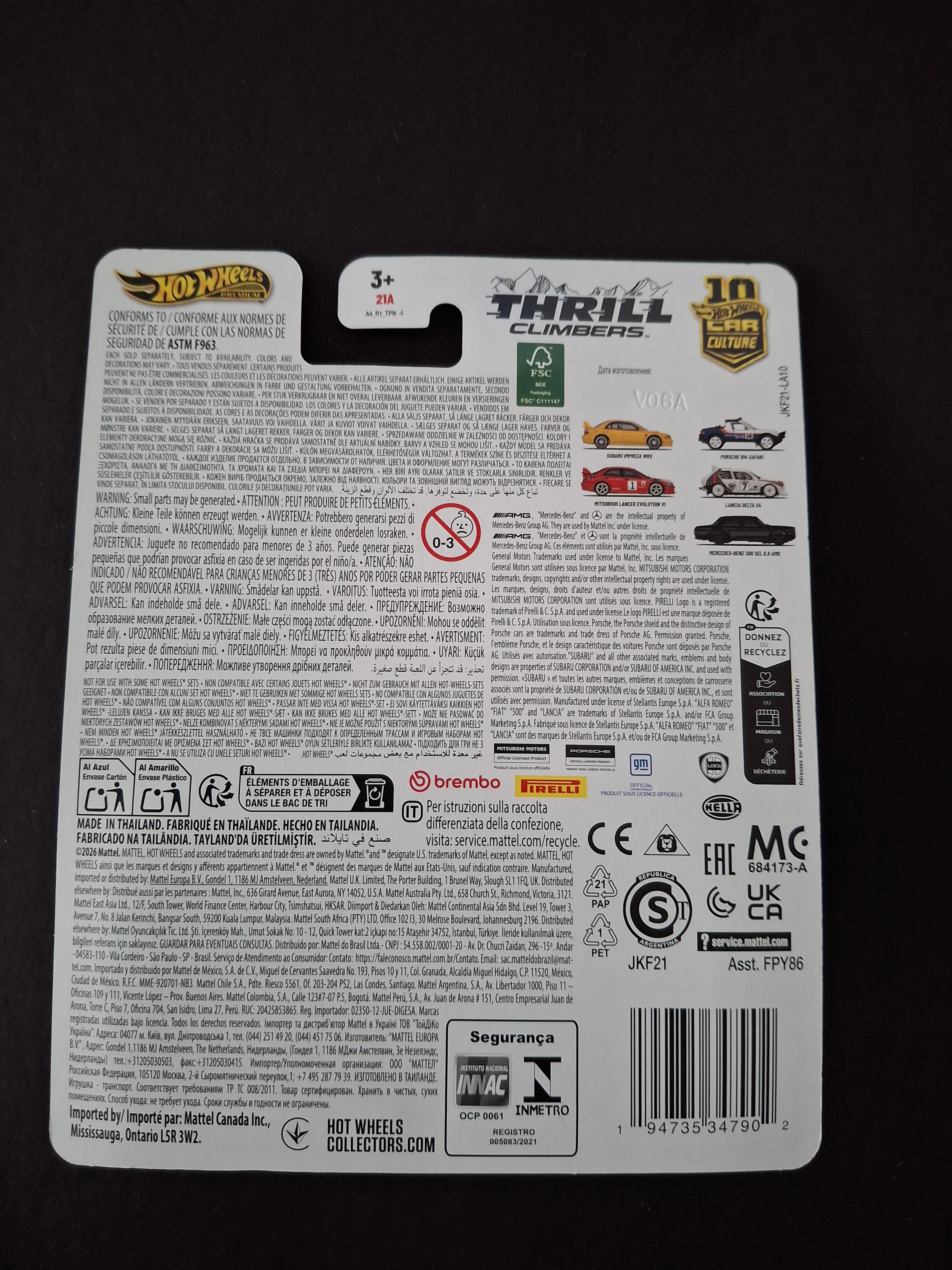 Hot wheels premium thrill climbers