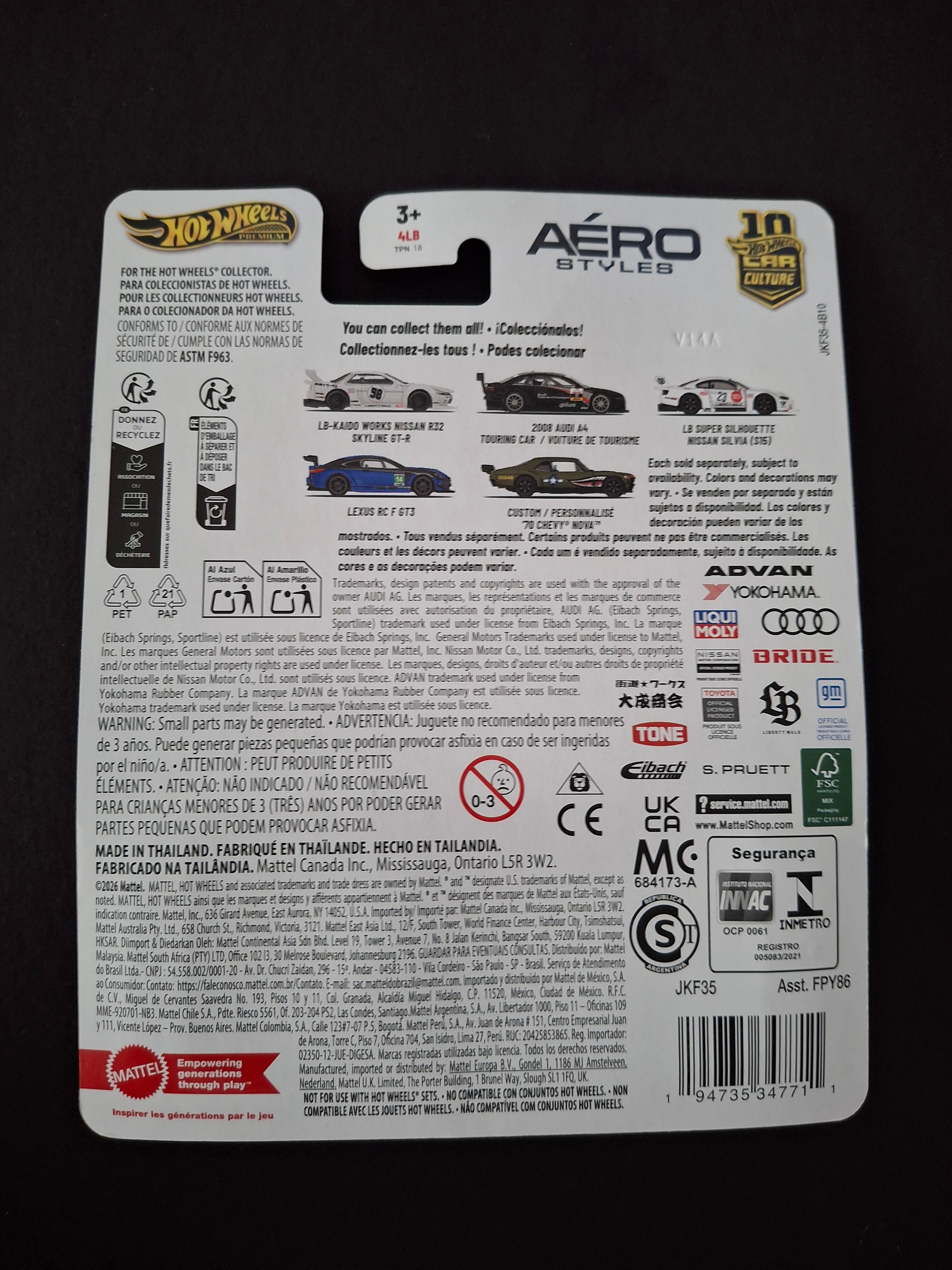 Hot wheels premium aero styles