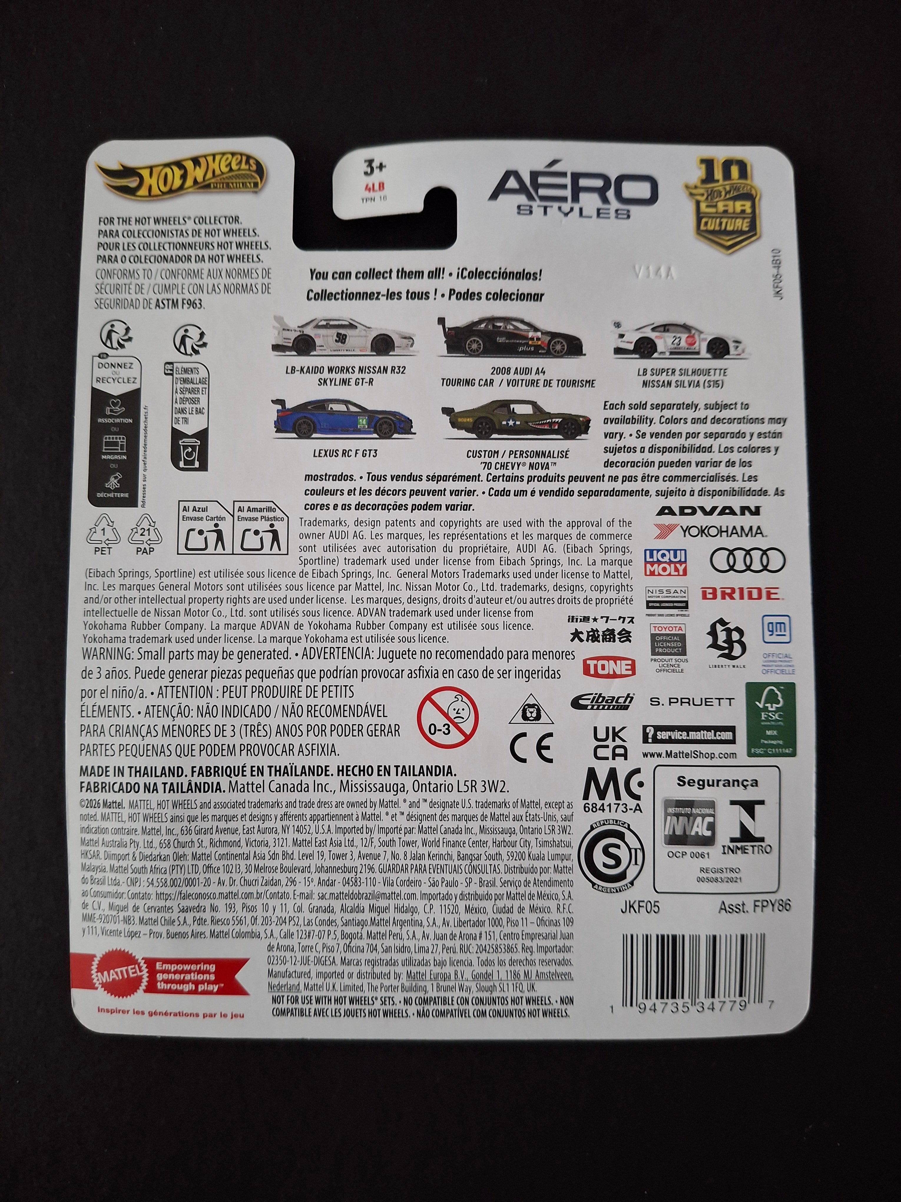 Hot wheels premium aero styles