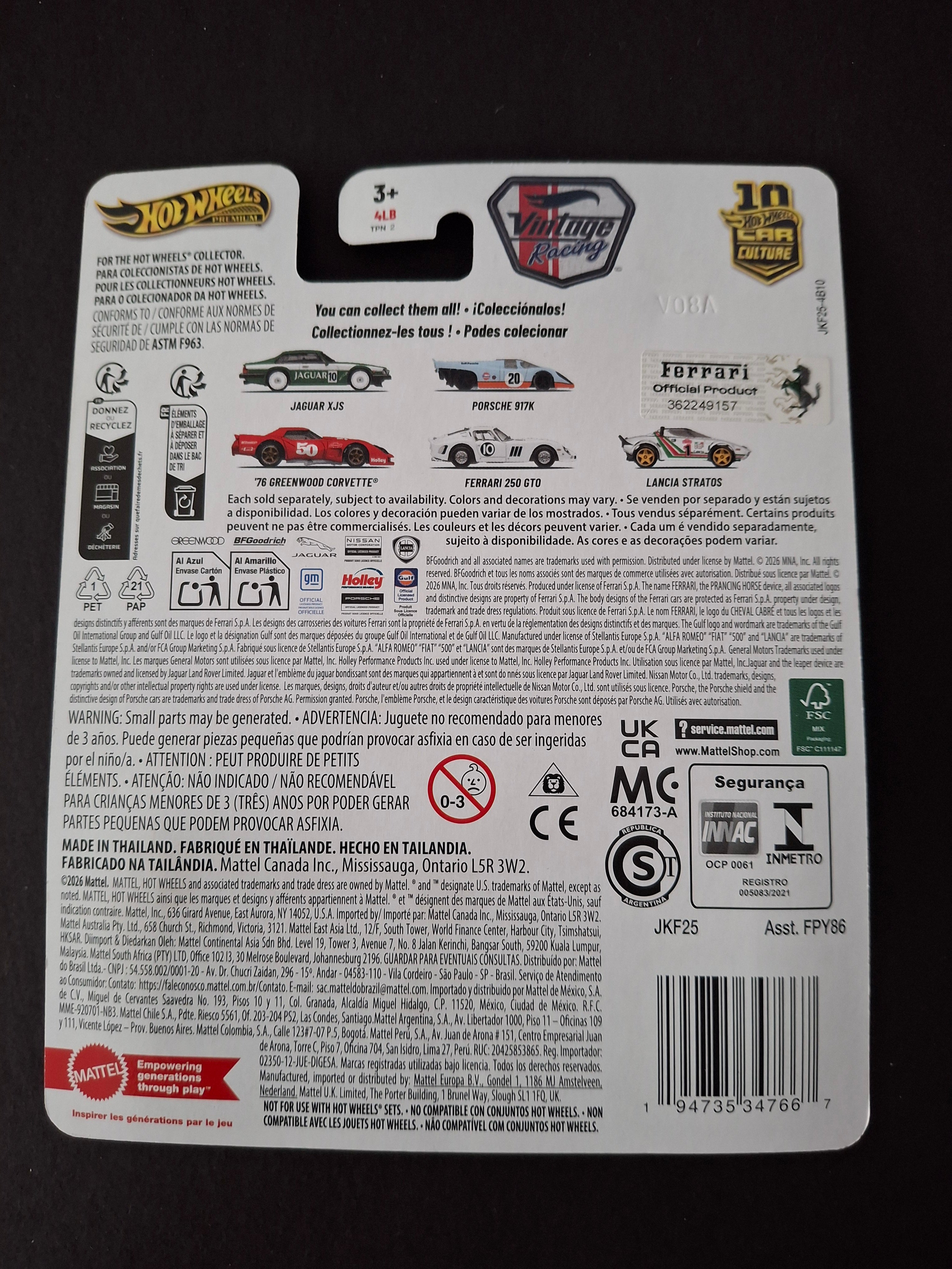 Hot wheels premium vintage racing